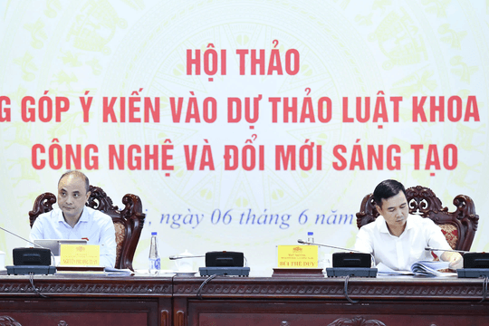 Tiếp tục hoàn thiện Dự thảo Luật Khoa học, Công nghệ và Đổi mới sáng tạo