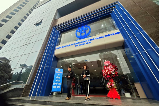 Bưu điện hỗ trợ Trung tâm phục vụ Hành chính công Hà Nội giải quyết TTHC