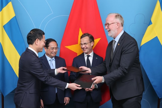 Việt Nam - Thụy Điển trở thành Đối tác chiến lược về khoa học - công nghệ và đổi mới sáng tạo
