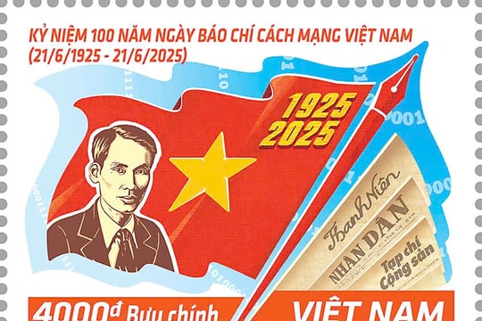 Bộ tem đặc biệt kỷ niệm 100 năm Ngày Báo chí Cách mạng Việt Nam