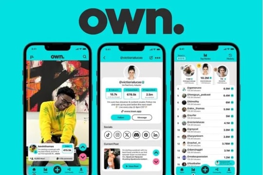Own - Ứng dụng mạng xã hội mới hướng đến mã hóa nền kinh tế sáng tạo