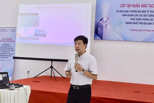 Hậu Giang: Tập huấn chuyển đổi số cho doanh nghiệp và cộng đồng