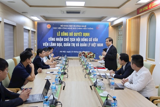 GS. TS. Vũ Minh Khương làm Chủ tịch Hội đồng Cố vấn Viện Lãnh đạo, Quản trị và Quản lý Việt Nam tại PTIT
