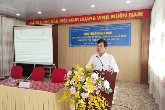 Ứng dụng công nghệ số trong quản lý và phát triển sở hữu trí tuệ trên địa bàn tỉnh Bến Tre