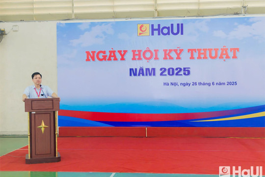 Trường Đại học Công nghiệp Hà Nội: Dấu ấn các sản phẩm công nghệ tại Ngày hội Kỹ thuật năm 2025