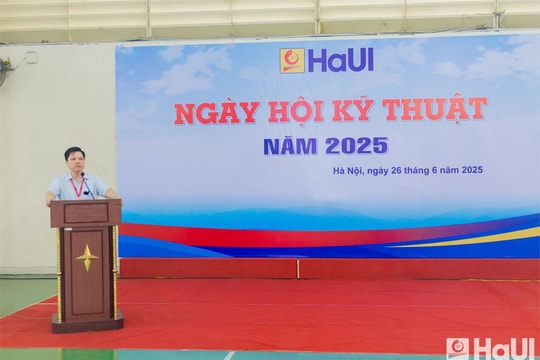 Trường Đại học Công nghiệp Hà Nội: Dấu ấn các sản phẩm công nghệ tại Ngày hội Kỹ thuật năm 2025