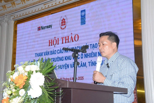 Hưng Yên: Cải tạo và phục hồi môi trường tại khu vực ô nhiễm nhựa