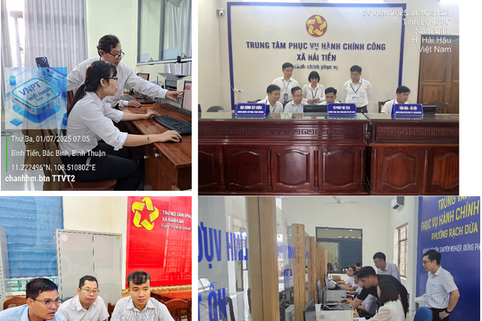 “Trắng đêm cống hiến” đảm bảo vận hành hiệu quả mô hình hành chính mới