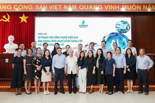 Trường Đại học Dầu khí Việt Nam: Ứng dụng công nghệ số để nâng cấp bài giảng điện tử