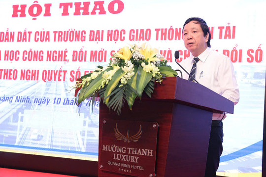 Trường Đại học Giao thông Vận tải: Phát huy vai trò tiên phong trong việc giải quyết các bài toán lớn về S.T.I.D