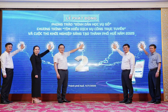 Huế phát động phong trào số, thúc đẩy khởi nghiệp sáng tạo