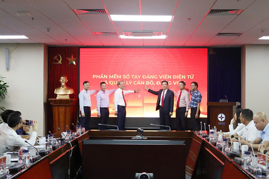 Tập đoàn Điện lực Việt Nam ra mắt “Sổ tay Đảng viên điện tử và quản lý cán bộ đảng viên”