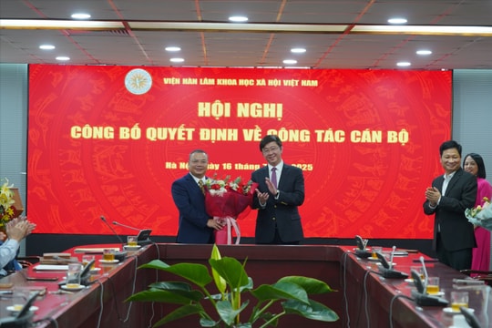 Điều động, bổ nhiệm Phó Cục trưởng thuộc Bộ KH&CN làm Chánh Văn phòng Viện Hàn lâm Khoa học Xã hội Việt Nam