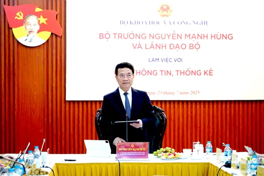 Bộ trưởng Nguyễn Mạnh Hùng kỳ vọng Cục Thông tin, Thống kê trở thành đơn vị tư vấn chính sách, tham mưu chiến lược