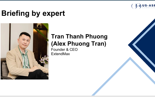 Ông Trần Thanh Phương chia sẻ tầm nhìn của luật mới tại US-ASEAN Business Council