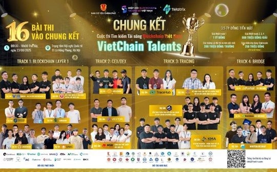 Chính thức công bố 16 bài thi xuất sắc tranh giải 3,5 tỷ đồng VietChain Talents