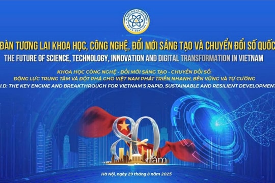 Diễn đàn “Tương lai Khoa học công nghệ, đổi mới sáng tạo và chuyển đổi số quốc gia” diễn ra vào ngày 29/8/2025