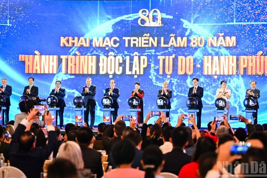 Triển lãm “80 năm Hành trình Độc lập - Tự do - Hạnh phúc”: Kết nối quá khứ - hiện tại - tương lai