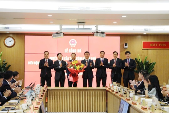 Bộ Khoa học và Công nghệ công bố Quyết định của Thủ tướng điều động, bổ nhiệm Thứ trưởng Thường trực