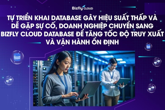Tăng tốc độ truy xuất và vận hành ổn định cho doanh nghiệp với Bizfly Cloud Database
