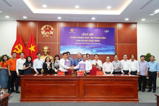 ‏‏Cà Mau hợp tác cùng FPT thúc đẩy chuyển đổi số và phát triển nguồn nhân lực chất lượng cao‏