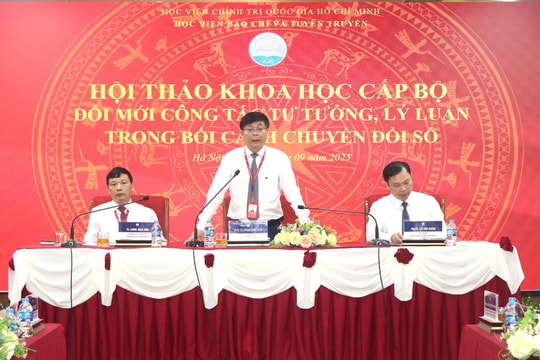 Công tác tư tưởng, lý luận phải được đổi mới kịp thời thích ứng và dẫn dắt sự phát triển của xã hội số
