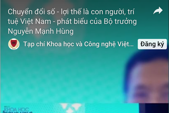 Chuyển đổi số - lợi thế là con người, trí tuệ Việt Nam