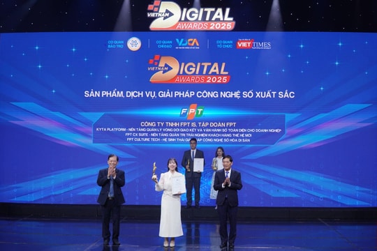 FPT thắng lớn tại Giải thưởng chuyển đổi số Việt Nam 2025 ‏