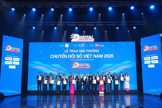 Giải thưởng chuyển đổi số Việt Nam 2025: Tôn vinh cơ quan, doanh nghiệp, cá nhân xuất sắc trong chuyển đổi số