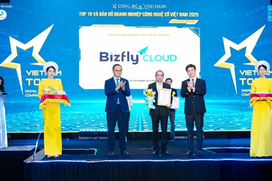 Bizfly Cloud lọt Top 10 doanh nghiệp cung cấp hạ tầng số