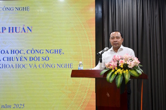 Nâng cao năng lực lãnh đạo Sở KH&CN trong quản lý, đổi mới sáng tạo và chuyển đổi số