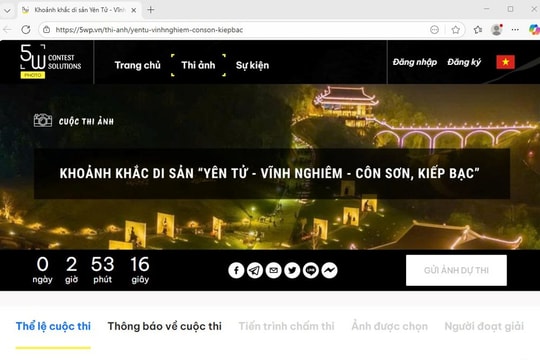 Chính thức nhận ảnh dự thi “Khoảnh khắc di sản Yên Tử - Vĩnh Nghiêm - Côn Sơn, Kiếp Bạc”