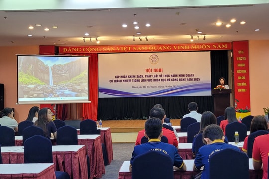 Tập huấn chính sách, pháp luật về thực hành kinh doanh có trách nhiệm trong lĩnh vực khoa học và công nghệ