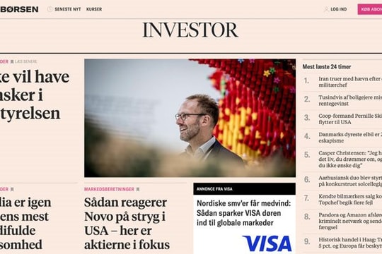 Hành trình chuyển đổi thành công của tờ báo Đan Mạch Børsen