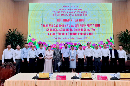 Cần Thơ: Tham vấn các nhiệm vụ và giải pháp phát triển khoa học, công nghệ, đổi mới sáng tạo và chuyển đổi số