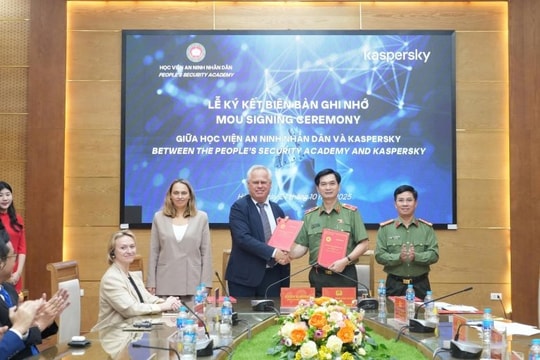 Học viện An ninh Nhân dân hợp tác với Kapersky đào tạo và nghiên cứu về an ninh mạng