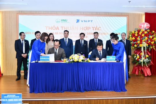 VNPT và Đại học Quốc gia Hà Nội hợp tác toàn diện, xây dựng mô hình đại học số