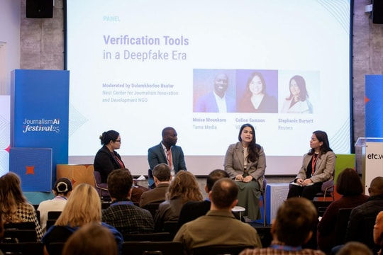 Bốn dự án ứng dụng AI nổi bật tại JournalismAI Festival năm 2025