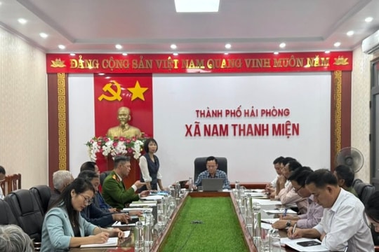 Đoàn công tác Hải Phòng làm việc tại xã Nam Thanh Miện về rà soát hộ nghèo 2025