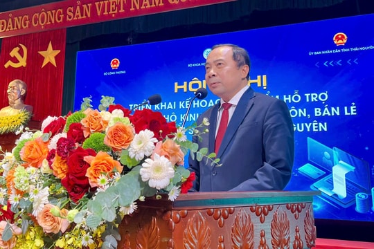Thái Nguyên khởi động Chương trình thí điểm hỗ trợ cửa hàng, hộ kinh doanh chuyển đổi số