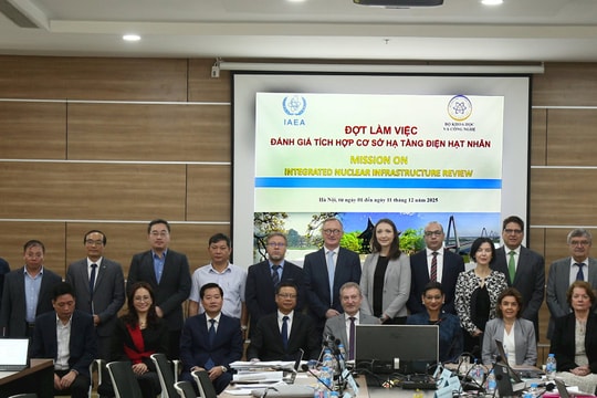 The Ministry of Science and Technology cooperates with the IAEA to review integrated nuclear power infrastructure in Vietnam
