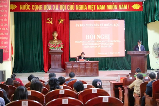 Hoằng Lộc triển khai rà soát hộ nghèo năm 2025