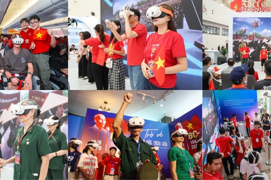 Công nghệ thực tế ảo đưa nhân dân đắm chìm vào thời khắc Bác Hồ đọc Bản Tuyên ngôn Độc lập tại Quảng trường Ba Đình
