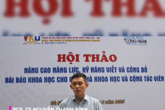 PGS.TS. Nguyễn Thanh Bình đánh giá cao vai trò của Tạp chí KH&CN Việt Nam và ủng hộ Tạp chí tham gia Scopus