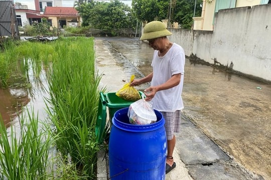 Triển khai phân loại rác sinh hoạt tại nguồn ở nông thôn nhằm tăng tỷ lệ xử lý an toàn