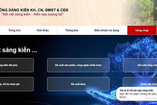 Phát huy hiệu quả Cổng sáng kiến khoa học, công nghệ, đổi mới sáng tạo và chuyển đổi số quốc gia