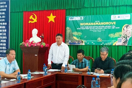 Cần Thơ: Phát triển sinh kế phụ nữ gắn với bảo tồn rừng ngập mặn ven biển