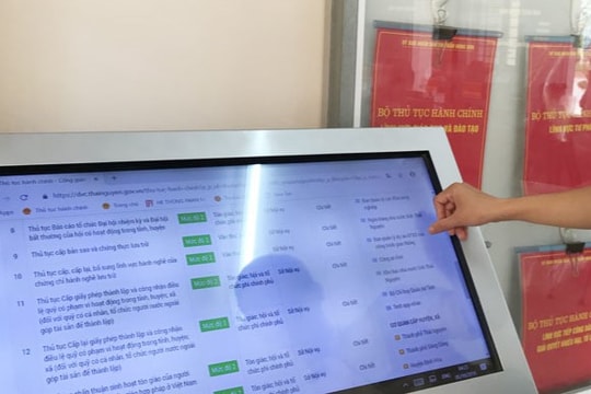 Thanh Hóa số hóa thủ tục, nâng cấp chính quyền cơ sở ở nông thôn mới
