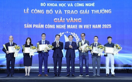 Trao giải thưởng "Sản phẩm Công nghệ số Make in Viet Nam" năm 2025
