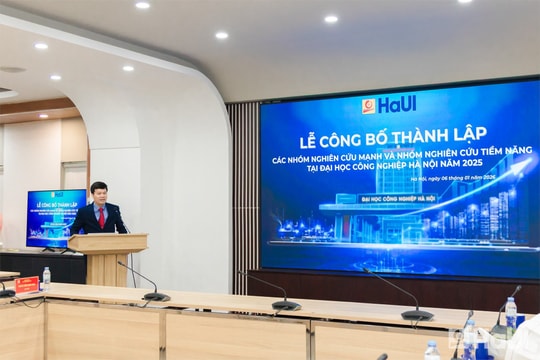 Đại học Công nghiệp Hà Nội thành lập nhóm nghiên cứu mạnh và nhóm nghiên cứu tiềm năng